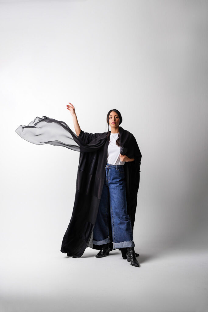 Ivan Cherkashin's Dubai Photoshoot: Model in Designer Abaya